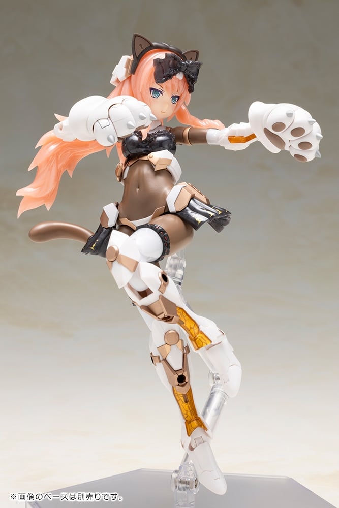 KOTOBUKIYA Frame Arms Girl Durga I Cat Armor Ver. -Calico- Plastic Kit - 15