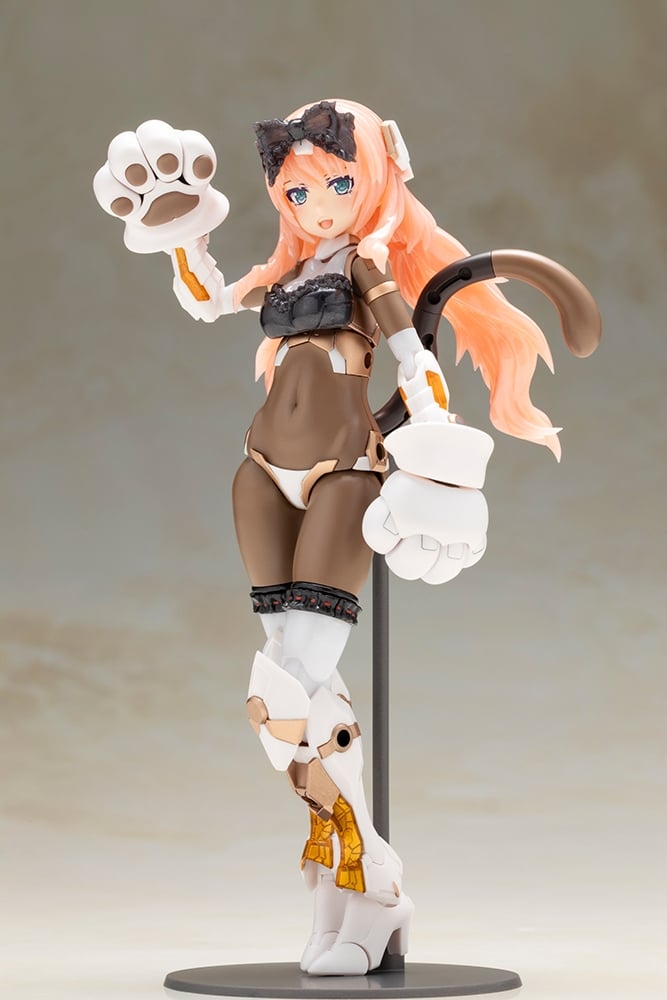 KOTOBUKIYA Frame Arms Girl Durga I Cat Armor Ver. -Calico- Plastic Kit - 13