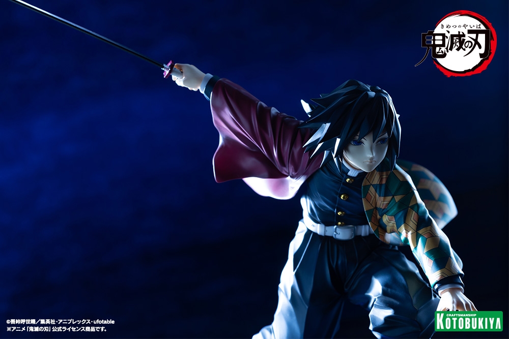 KOTOBUKIYA Kimetsu no Yaiba ARTFX J Tomioka Giyu 1/8 Plastic Figure - 14