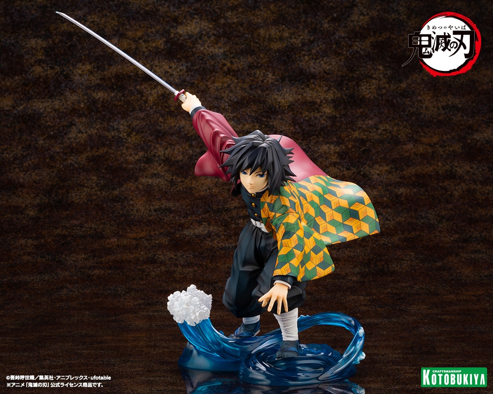 KOTOBUKIYA Kimetsu no Yaiba ARTFX J Tomioka Giyu 1/8 Plastic Figure