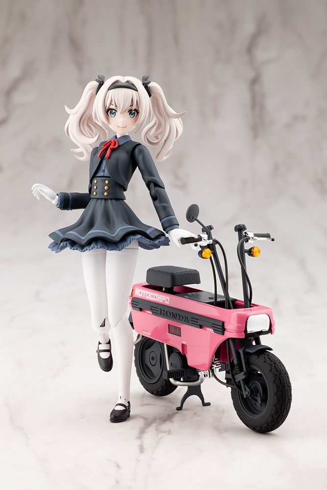 KOTOBUKIYA Sousai Shoujo Teien Koishikawa Emma [Nocturne] with Honda AB12 Motocompo 1/1o Plastic Kit
