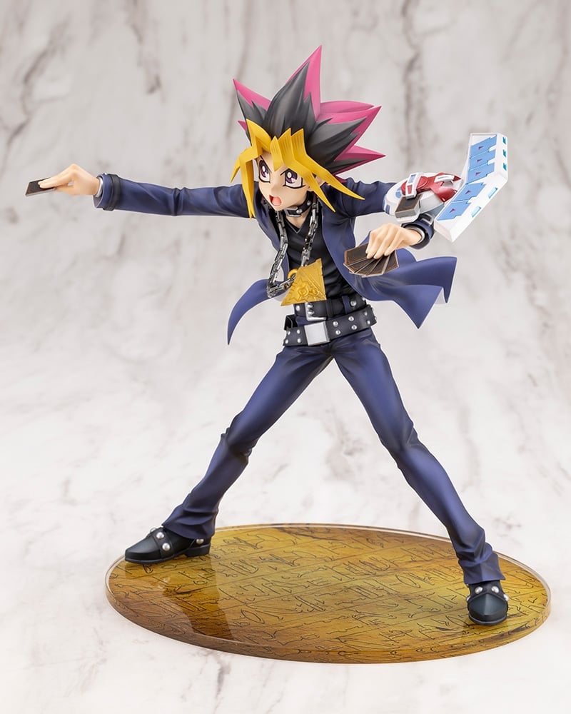 KOTOBUKIYA Yu-Gi-Oh! Duel Monsters ARTFX J Muto Yugi -Atsuki Kettousha-tachi- 1/7 Plastic Figure - 5