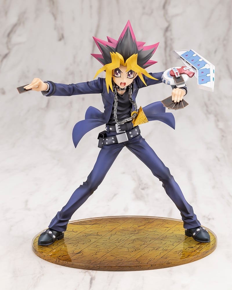 KOTOBUKIYA Yu-Gi-Oh! Duel Monsters ARTFX J Muto Yugi -Atsuki Kettousha-tachi- 1/7 Plastic Figure - 4