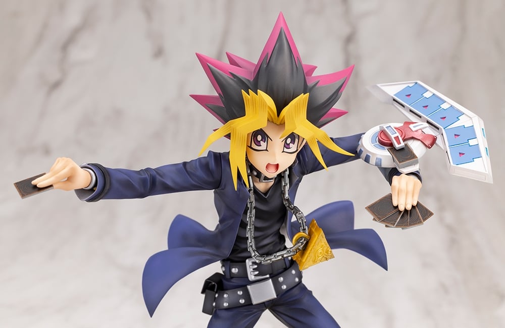 KOTOBUKIYA Yu-Gi-Oh! Duel Monsters ARTFX J Muto Yugi -Atsuki Kettousha-tachi- 1/7 Plastic Figure - 3