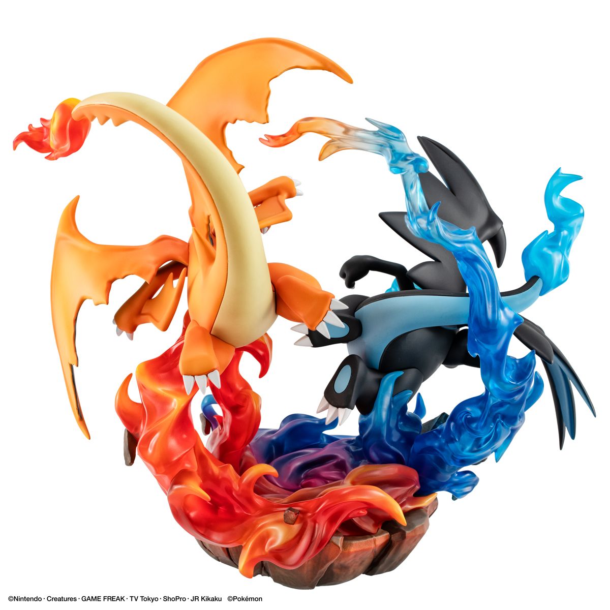 MegaHouse G.E.M.EX Series Pocket Monster Mega Charizard X & Mega Charizard Y Plastic Figure - 6