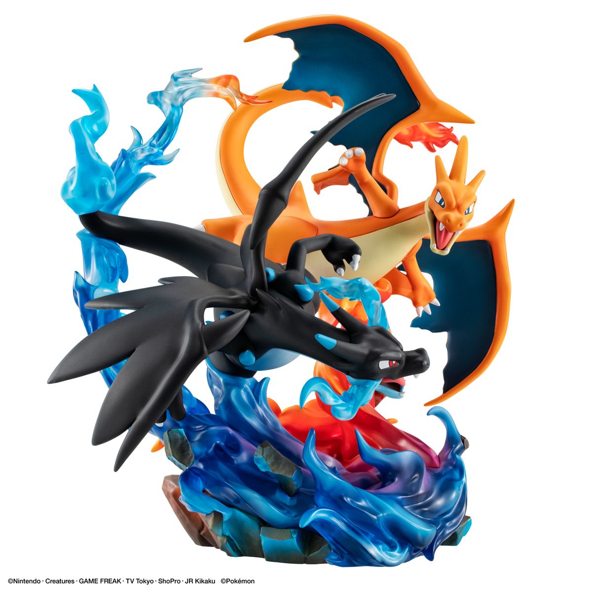 MegaHouse G.E.M.EX Series Pocket Monster Mega Charizard X & Mega Charizard Y Plastic Figure - 5