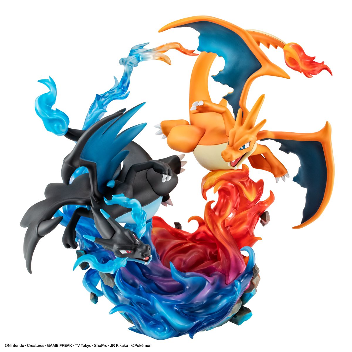 MegaHouse G.E.M.EX Series Pocket Monster Mega Charizard X & Mega Charizard Y Plastic Figure - 3