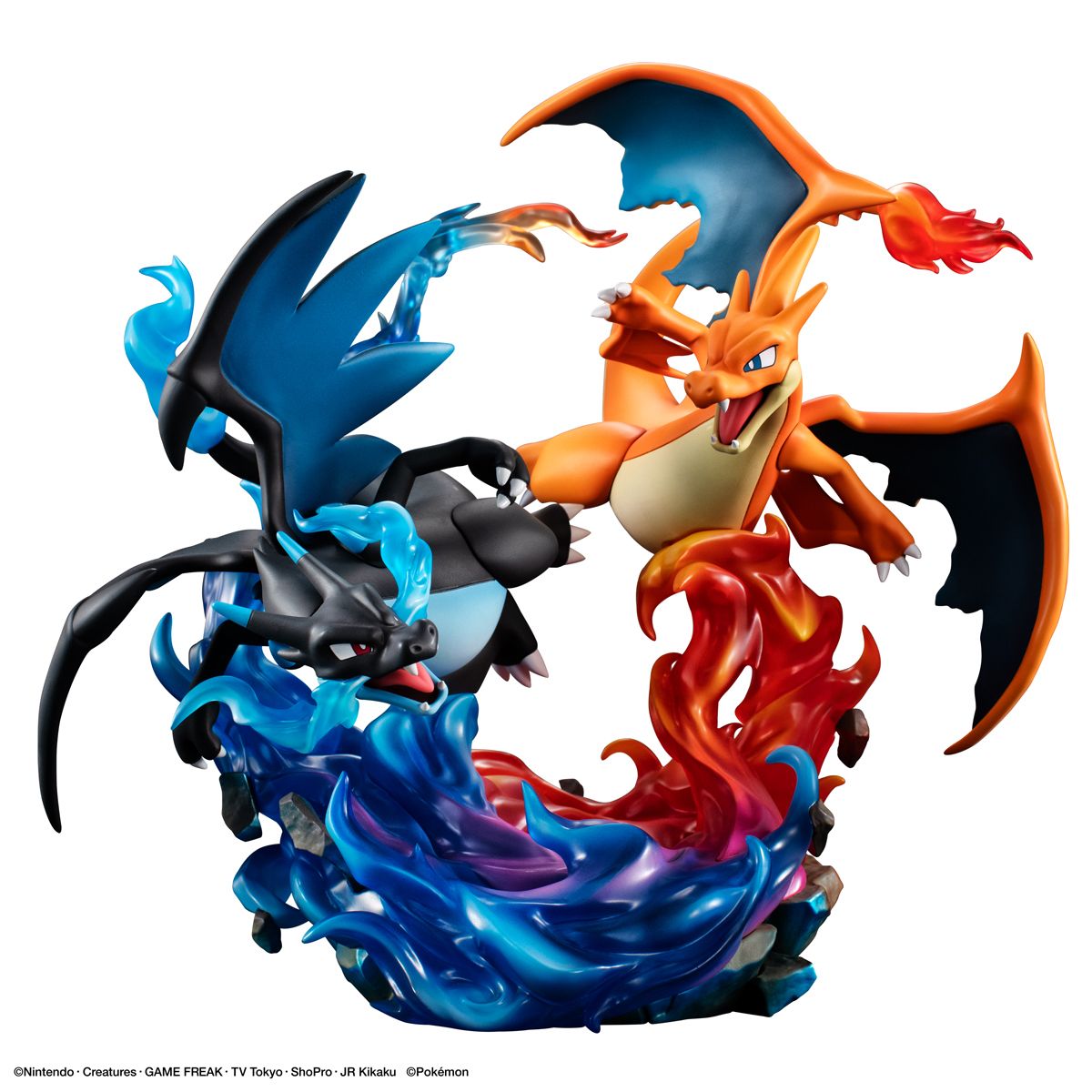 MegaHouse G.E.M.EX Series Pocket Monster Mega Charizard X & Mega Charizard Y Plastic Figure - 9