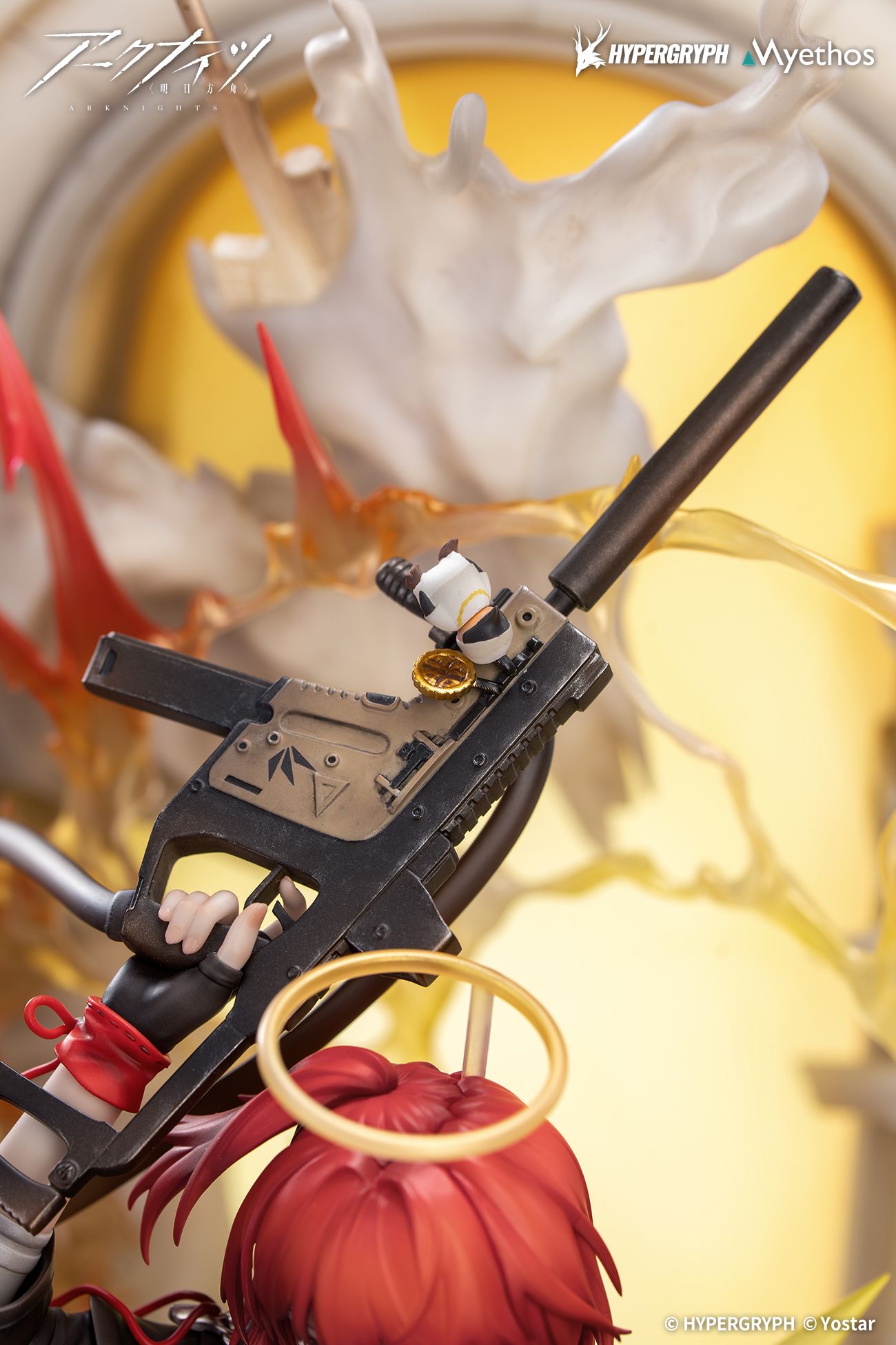 Myethos Arknights Shinyaku Exusiai Shoushin Dankai 2 VER. 1/7 Plastic Figure - 8