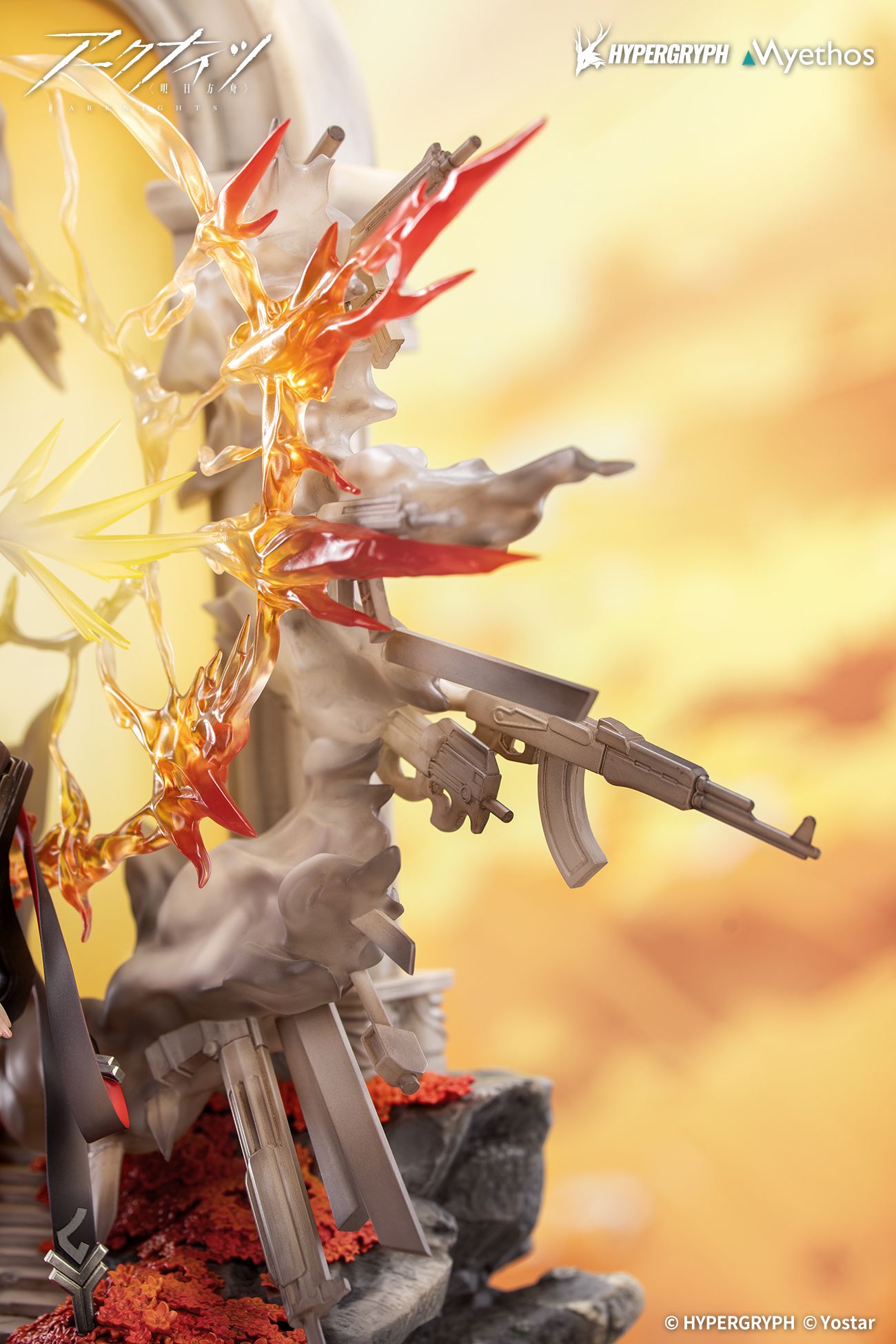 Myethos Arknights Shinyaku Exusiai Shoushin Dankai 2 VER. 1/7 Plastic Figure - 10