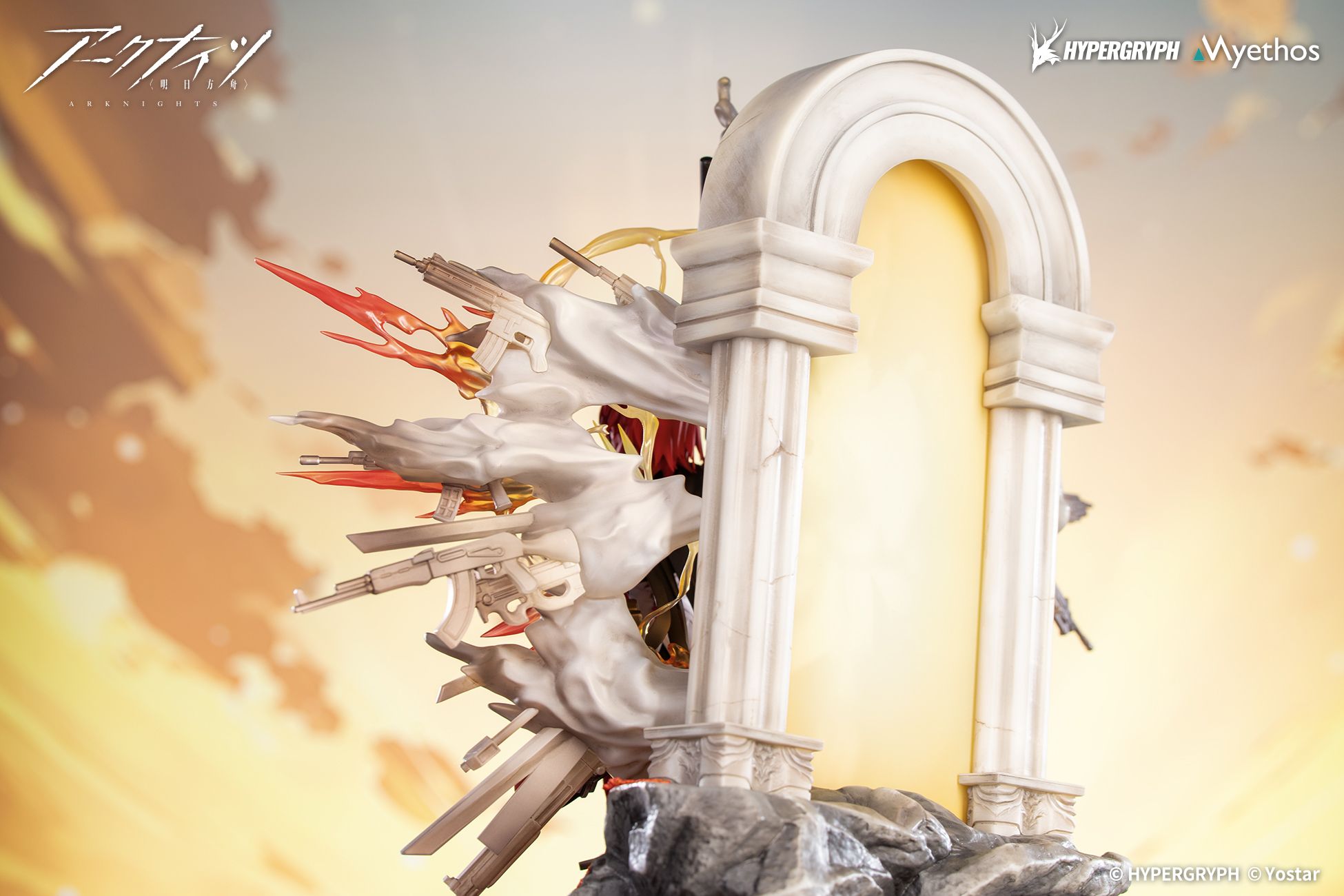Myethos Arknights Shinyaku Exusiai Shoushin Dankai 2 VER. 1/7 Plastic Figure - 12