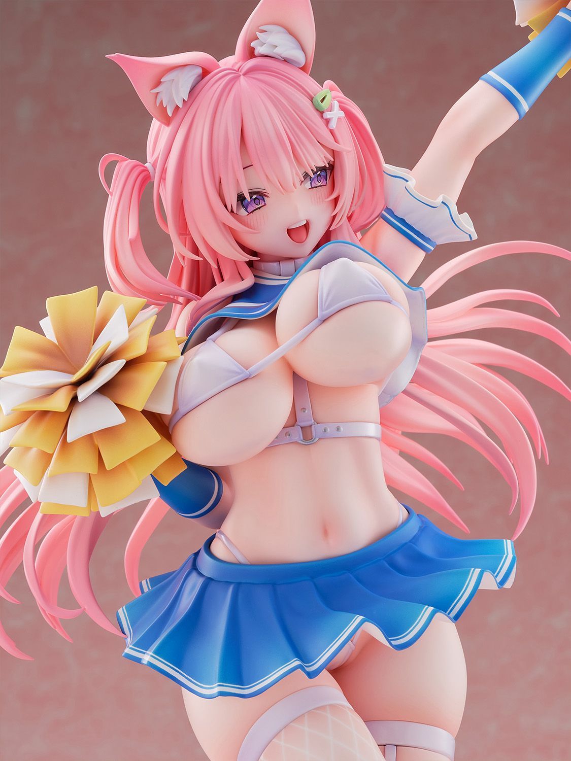 NOCTURNUS Kemomimi Cheer Girl Illustration by Yatanuki Kei 1/5.5 Plastic Figure - 7