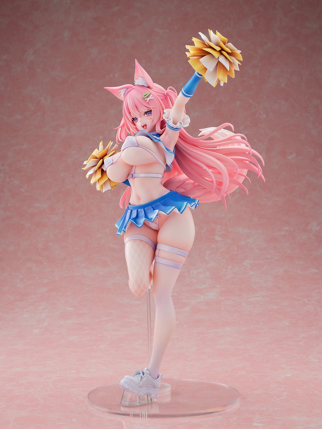 NOCTURNUS Kemomimi Cheer Girl Illustration by Yatanuki Kei 1/5.5 Plastic Figure - 2