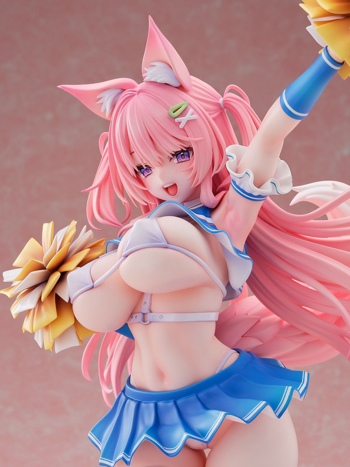 NOCTURNUS Kemomimi Cheer Girl Illustration by Yatanuki Kei 1/5.5 Plastic Figure - 6