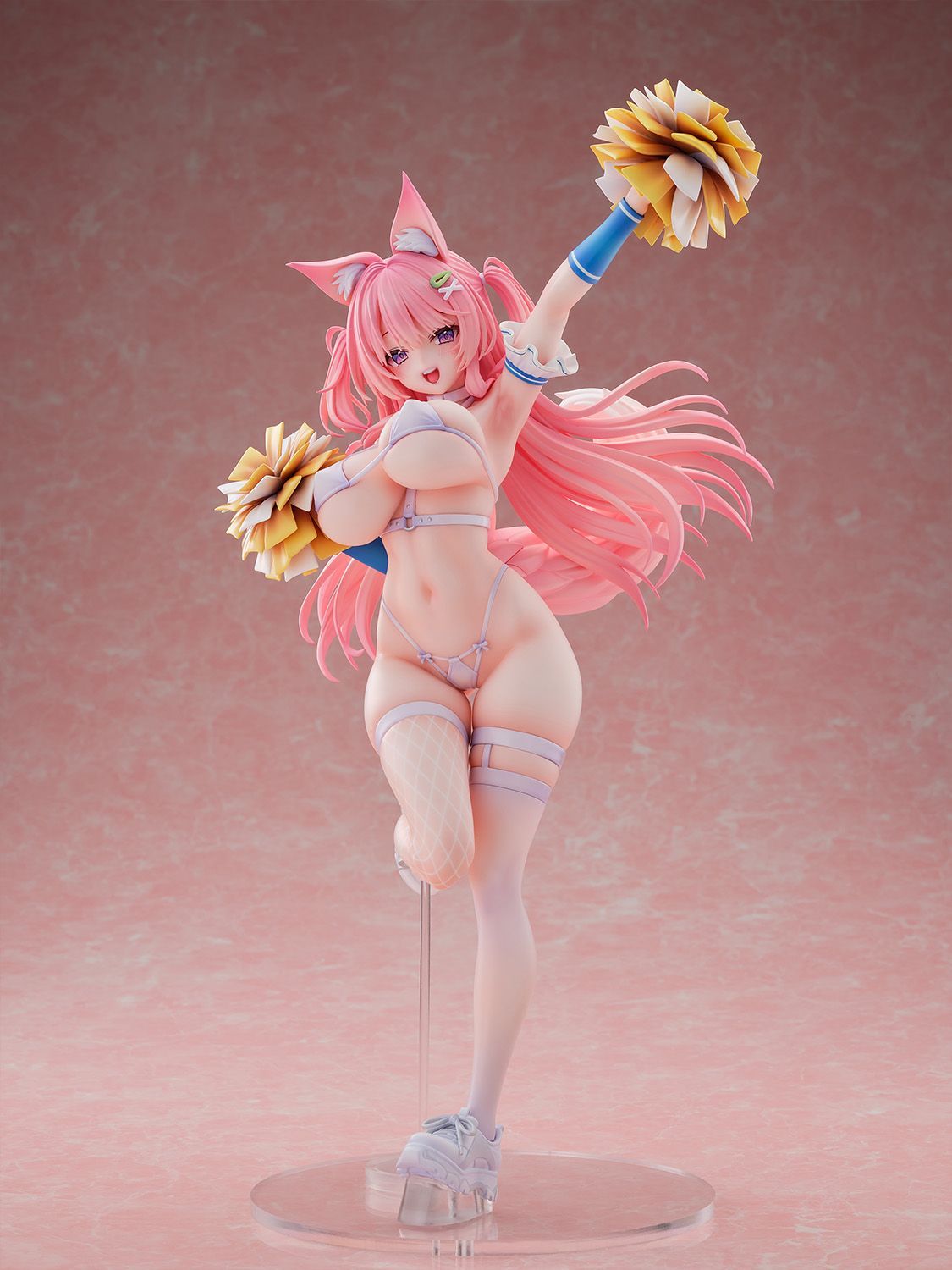 NOCTURNUS Kemomimi Cheer Girl Illustration by Yatanuki Kei 1/5.5 Plastic Figure - 8