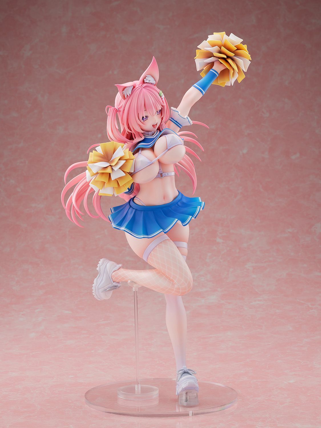 NOCTURNUS Kemomimi Cheer Girl Illustration by Yatanuki Kei 1/5.5 Plastic Figure - 4