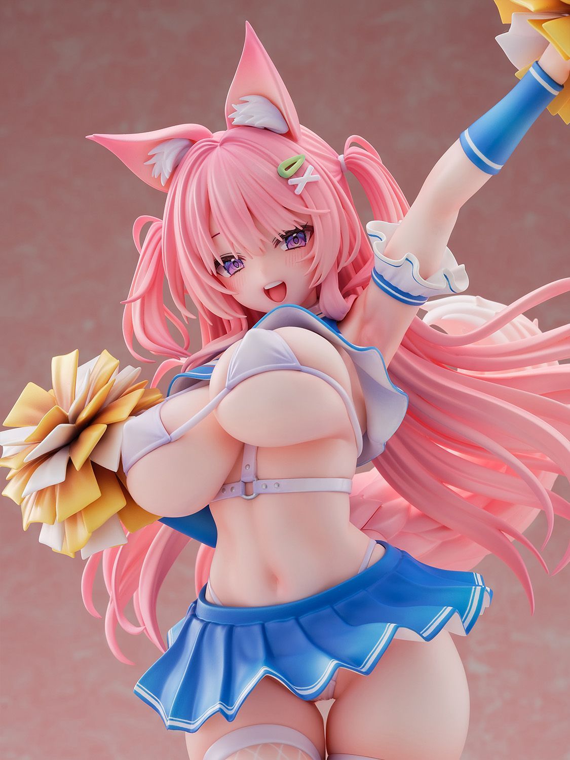 NOCTURNUS Kemomimi Cheer Girl Illustration by Yatanuki Kei 1/5.5 Plastic Figure - 5
