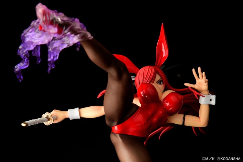 Fairy Tail - Erza Scarlet - 1/6 - High Kick Ver., Crimson Bunny - 26