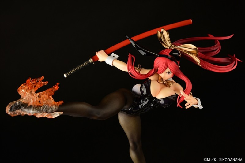 Fairy Tail - Erza Scarlet - 1/6 - High Kick Ver., Black Bunny - 17