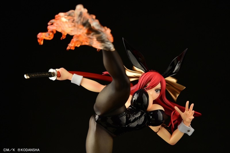 Fairy Tail - Erza Scarlet - 1/6 - High Kick Ver., Black Bunny - 26