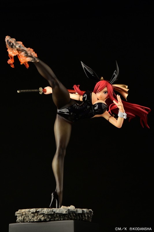 Fairy Tail - Erza Scarlet - 1/6 - High Kick Ver., Black Bunny - 6