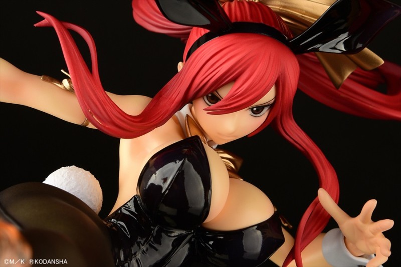 Fairy Tail - Erza Scarlet - 1/6 - High Kick Ver., Black Bunny - 28