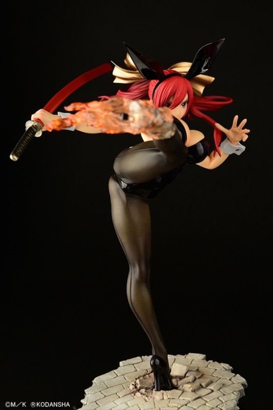 Fairy Tail - Erza Scarlet - 1/6 - High Kick Ver., Black Bunny - 11