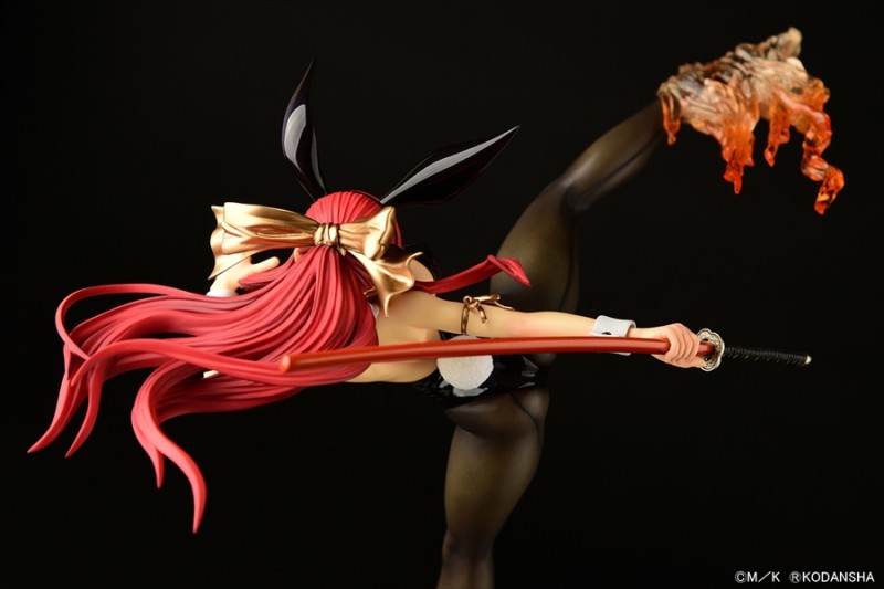 Fairy Tail - Erza Scarlet - 1/6 - High Kick Ver., Black Bunny - 20