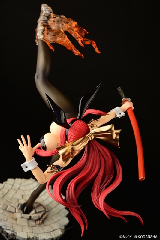 Fairy Tail - Erza Scarlet - 1/6 - High Kick Ver., Black Bunny - 12