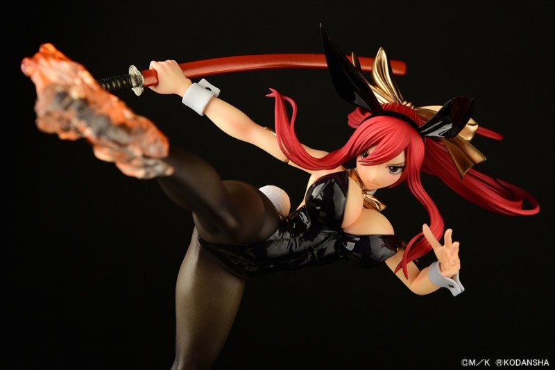 Fairy Tail - Erza Scarlet - 1/6 - High Kick Ver., Black Bunny - 25