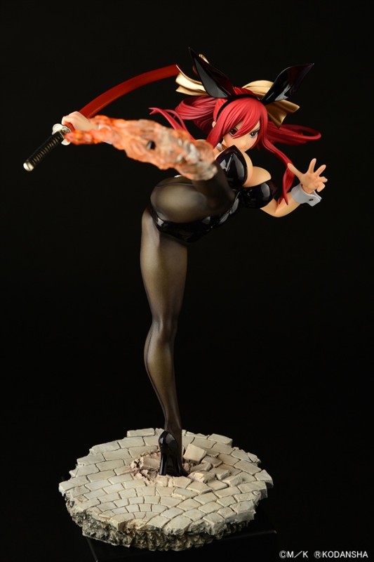Fairy Tail - Erza Scarlet - 1/6 - High Kick Ver., Black Bunny - 10