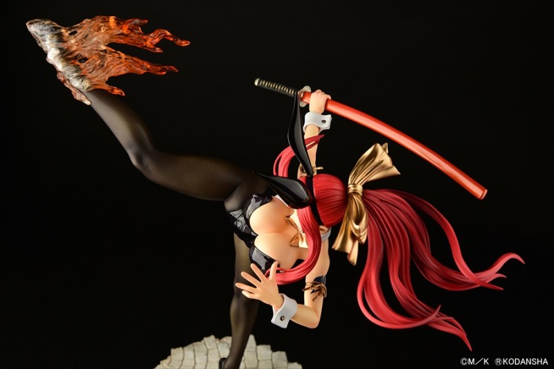 Fairy Tail - Erza Scarlet - 1/6 - High Kick Ver., Black Bunny - 19