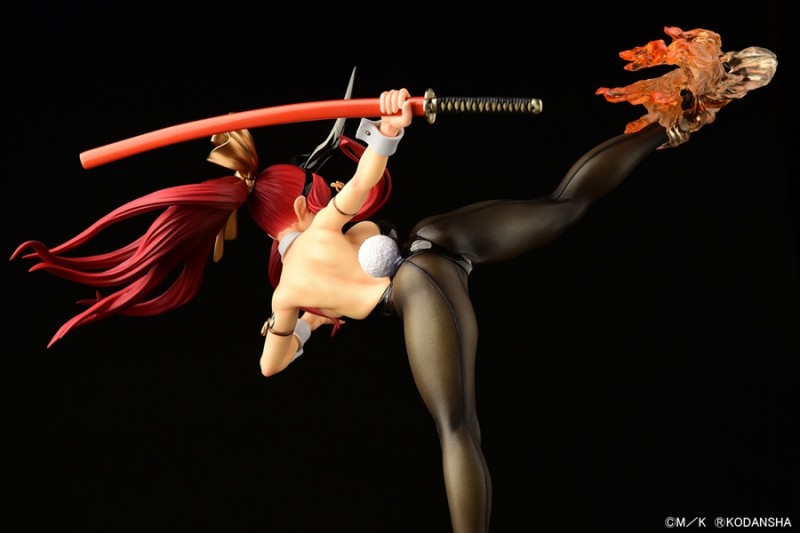 Fairy Tail - Erza Scarlet - 1/6 - High Kick Ver., Black Bunny - 22
