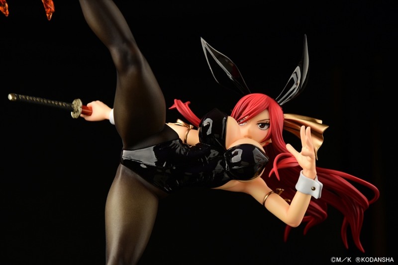Fairy Tail - Erza Scarlet - 1/6 - High Kick Ver., Black Bunny - 27