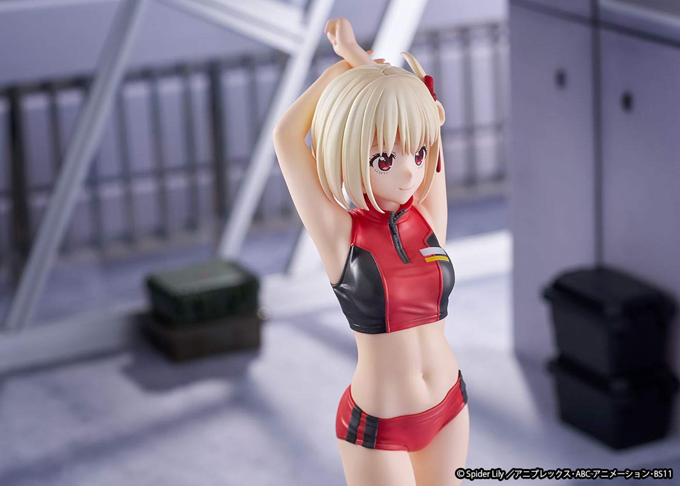ques Q TV Anime Lycoris Recoil Nishikigi Chisato Training Wear 1/7 Plastic Figure - 15