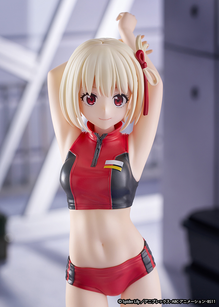 ques Q TV Anime Lycoris Recoil Nishikigi Chisato Training Wear 1/7 Plastic Figure - 11