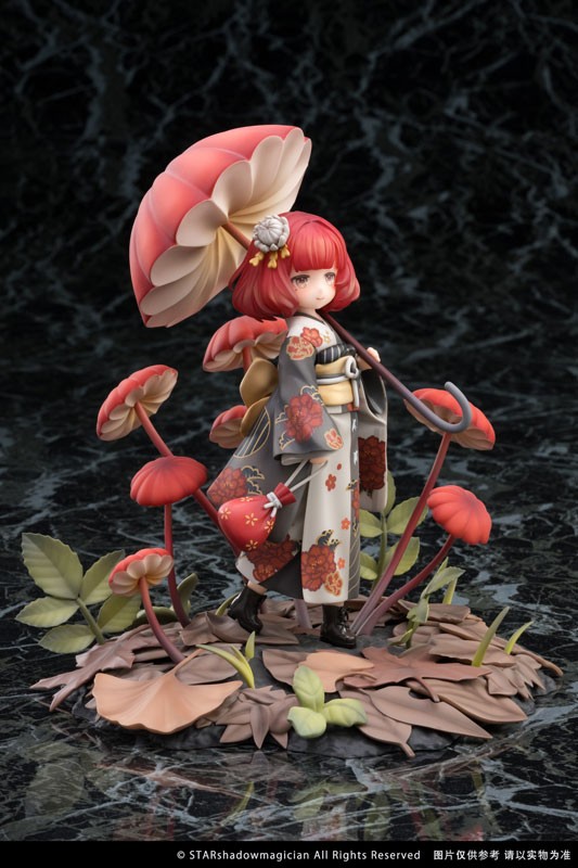 Original - Mushroom Girls Series (No.6) - Marasmius Haematocephalus - 1/1 - 7