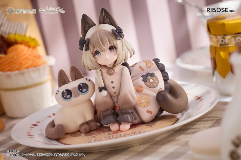 Original - Tottemo!!!! Siam Neko Azuki-san wa Sekai no Chuushin - Azuki - DLC Series - Tea Time Cats - Friendship Collaboration Exclusive Set - 5