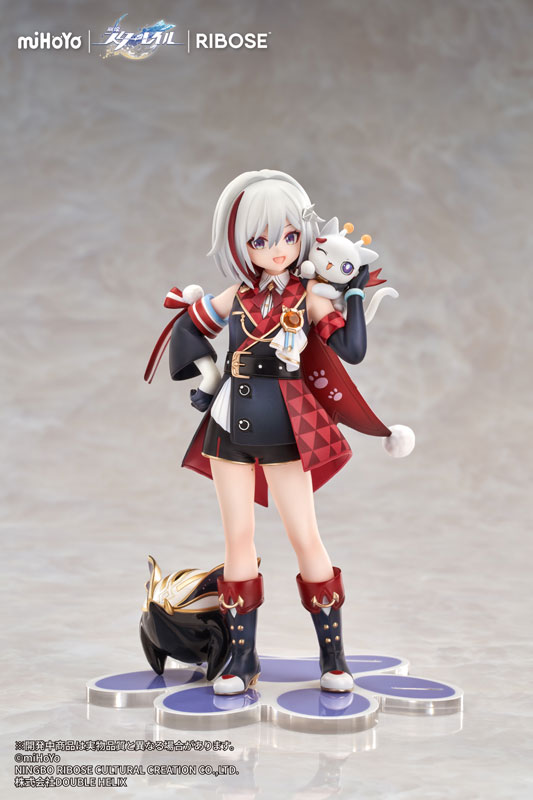 RIBOSE RISE UP+ Honkai: Star Rail Chibi-neko Series Figure Topaz & Cab Ver. Plastic Figure