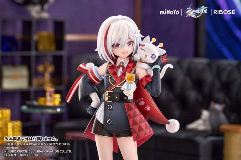 RIBOSE RISE UP+ Honkai: Star Rail Chibi-neko Series Figure Topaz & Cab Ver. Plastic Figure - 16