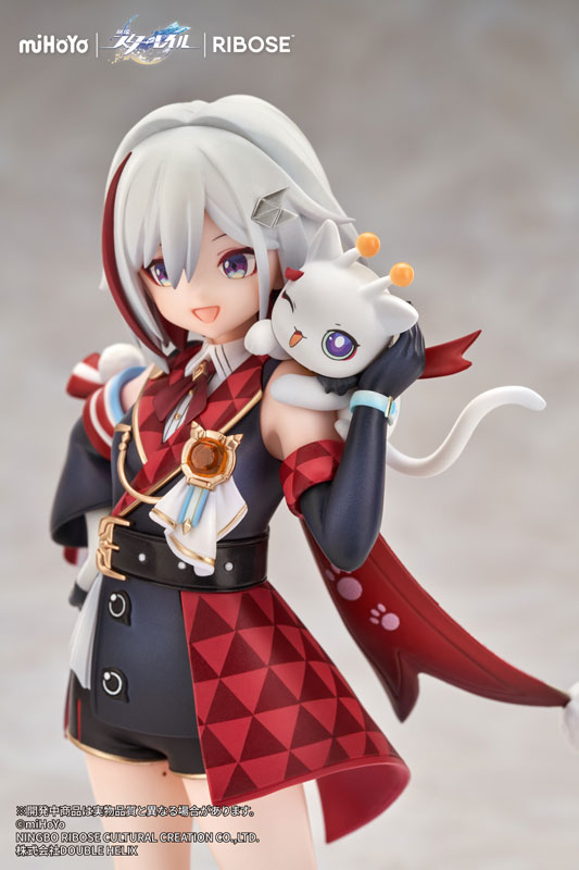 RIBOSE RISE UP+ Honkai: Star Rail Chibi-neko Series Figure Topaz & Cab Ver. Plastic Figure - 5