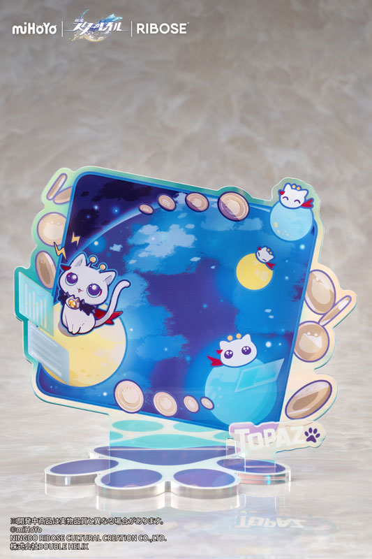 RIBOSE RISE UP+ Honkai: Star Rail Chibi-neko Series Figure Topaz & Cab Ver. Plastic Figure - 11