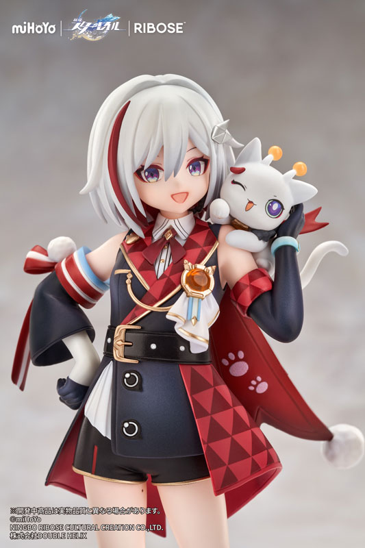 RIBOSE RISE UP+ Honkai: Star Rail Chibi-neko Series Figure Topaz & Cab Ver. Plastic Figure - 6