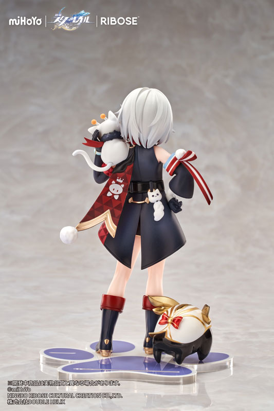 RIBOSE RISE UP+ Honkai: Star Rail Chibi-neko Series Figure Topaz & Cab Ver. Plastic Figure - 3