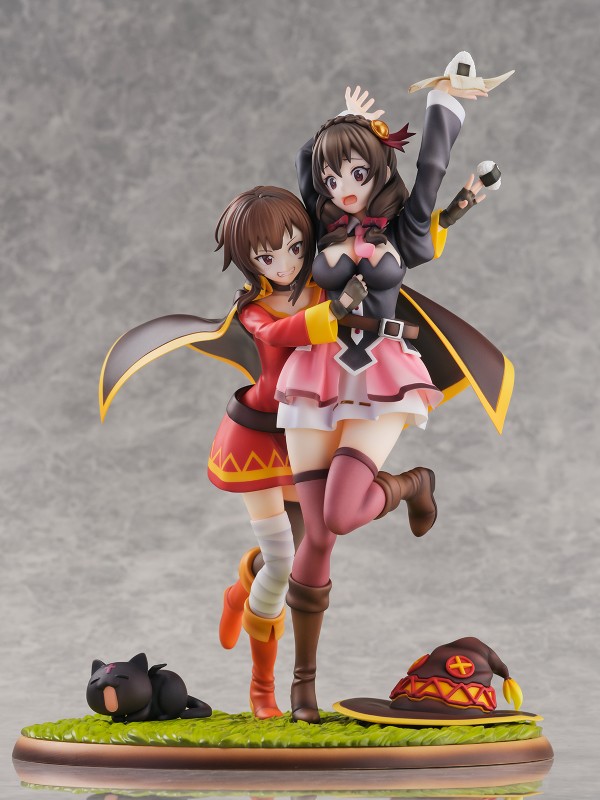 Kono Subarashii Sekai ni Bakuen o! - Chomusuke - Megumin - Yunyun - Shibuya Scramble Figure - Futari wa Tomodachi Ver. - 1/7 - 6