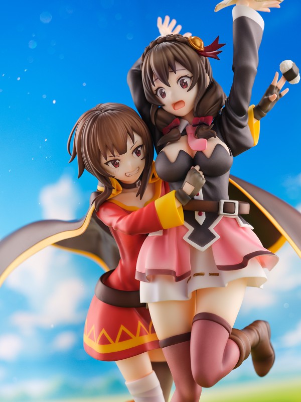 Kono Subarashii Sekai ni Bakuen o! - Chomusuke - Megumin - Yunyun - Shibuya Scramble Figure - Futari wa Tomodachi Ver. - 1/7 - 3