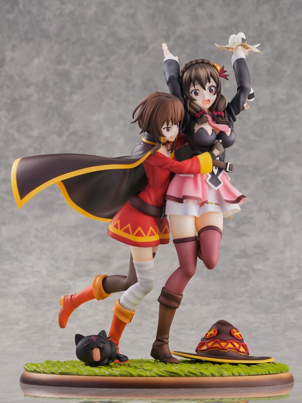 Kono Subarashii Sekai ni Bakuen o! - Chomusuke - Megumin - Yunyun - Shibuya Scramble Figure - Futari wa Tomodachi Ver. - 1/7 - 7