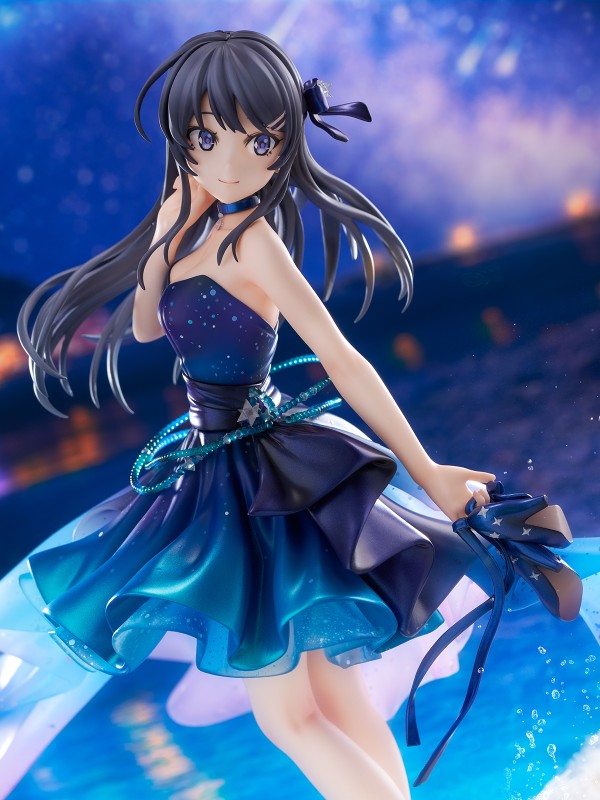 Seishun Buta Yarou wa Bunny Girl Senpai no Yume wo Minai - Sakurajima Mai - Shibuya Scramble Figure - 1/7 - Starry Dress Ver. - 11