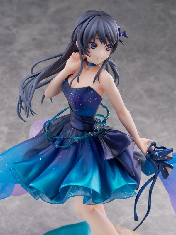 Seishun Buta Yarou wa Bunny Girl Senpai no Yume wo Minai - Sakurajima Mai - Shibuya Scramble Figure - 1/7 - Starry Dress Ver. - 6