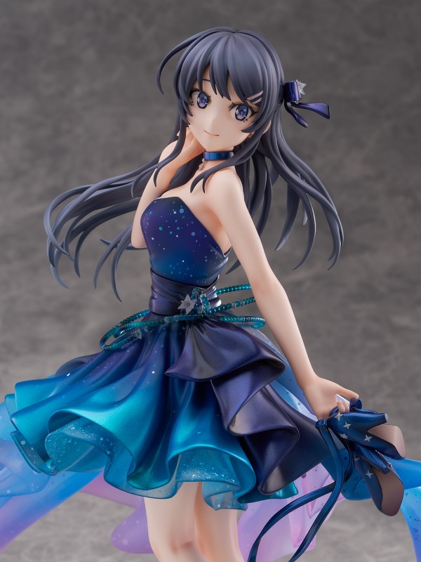 Seishun Buta Yarou wa Bunny Girl Senpai no Yume wo Minai - Sakurajima Mai - Shibuya Scramble Figure - 1/7 - Starry Dress Ver. - 5